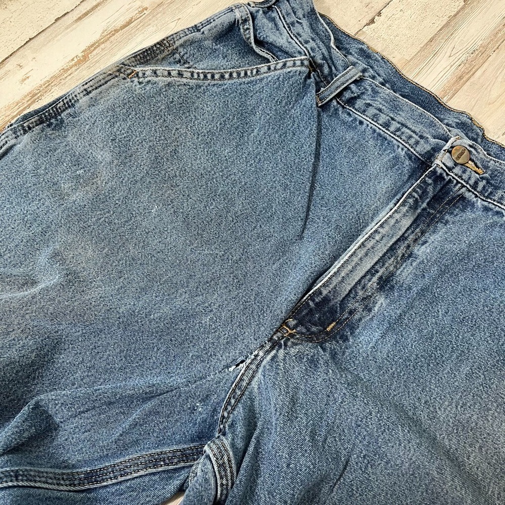 Vintage Y2K Carhartt B13 DPS Carpenter Baggy Straight Cargo Jeans Mens 38‎ x 34 - Picture 5 of 7